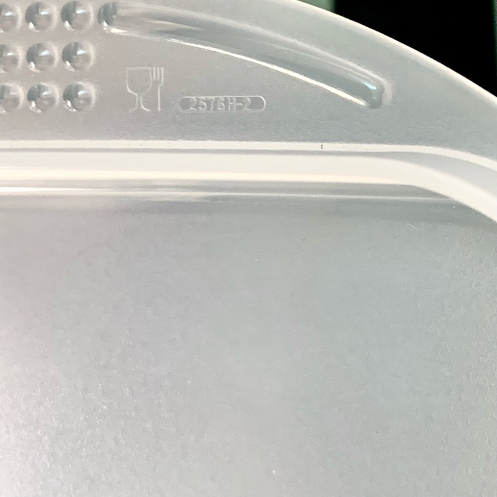 Tupperware Fridge Stackables Deli Meat Keeper Stacking Trays with Blue Lid - Picture 7 of 9